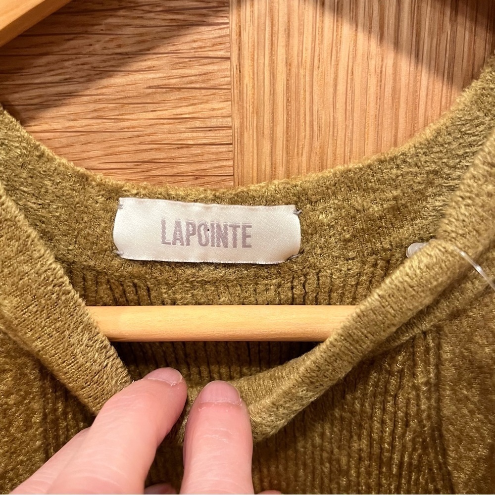 LaPointe | Racerback | Luxe Chenille | Tank Top | Moss Green | XS | NWT - Picture 4 of 9